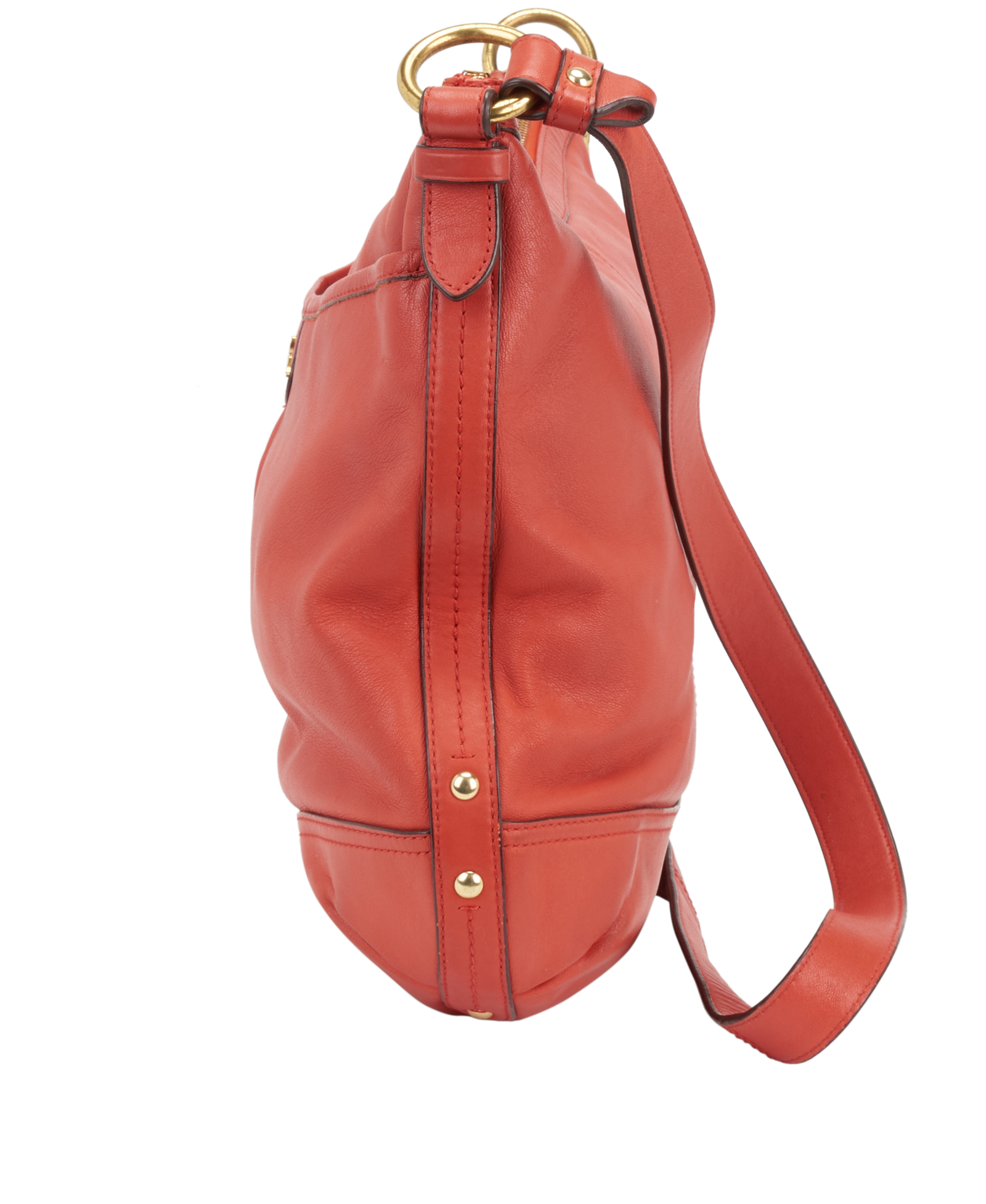 Ashley Crossbody, &pound;80, Handbags, Red, Leather, Bottom view